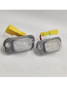 Juego luces led placa matricula trasera izquierda y derecha Volkswagen Golf Mk2, Volkswagen Jetta, Volkswagen Golf Mk2 USA