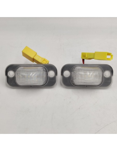 Juego luces led placa matricula trasera izquierda y derecha Volkswagen Golf Mk2, Volkswagen Jetta, Volkswagen Golf Mk2 USA