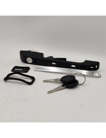 Manecilla de puerta delantera izquierda negra Audi 80 Audi 90 813837205C 813837205