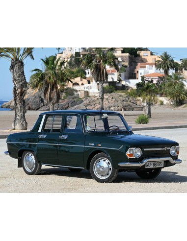 Moldura puerta lateral autoadhesiva adaptable cromada Renault 10