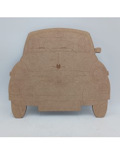 SEAT 600 recortable en madera de DM