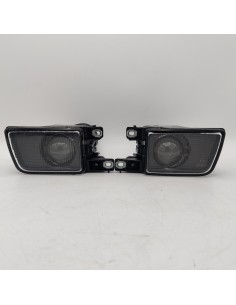 Juego faro H3 antiniebla derecho e izquierdo negro Volkswagen Golf Mk3 1H0941699C 1H0941700C 2