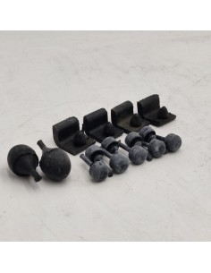 Juego de gomas topes capó delantero y trasero SEAT 600