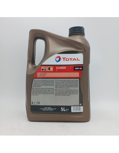 Aceite multigrado TOTAL CLASSIC 20W-50