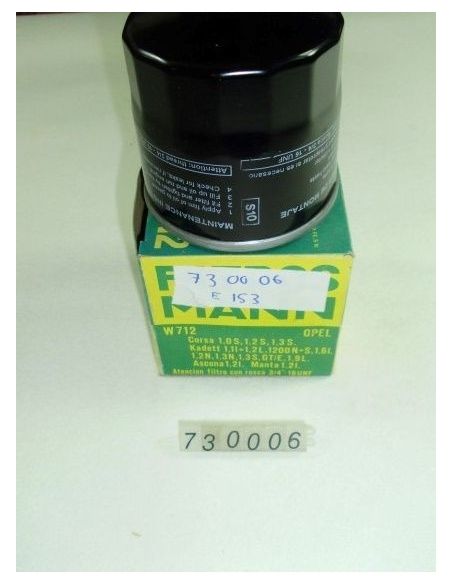 Filtro de aceite Opel Corsa, Opel Kadett, Opel Ascona, Opel Manta, Opel GT Opel Olimpia
