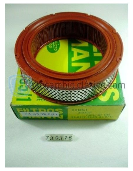 Filtro de aire Renault 5 Renault 5 TL Renault 5 GTL Renault 7 Renault 7 TL