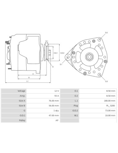 Alternador Seat 127 436196