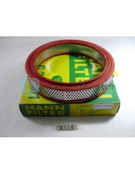 Filtro Fiat Regata, Ritmo Super, Uno 70, X1/9 Mann C2535/1