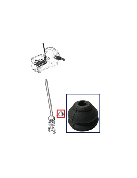 Guardapolvos fuelle palanca cambios Renault 4, Renault 5, Renault 6, Renault 7  7700520704