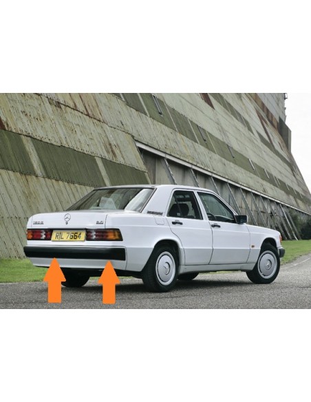 Moldura protector parachoques trasero Mercedes-Benz 190 W201 A2018850521