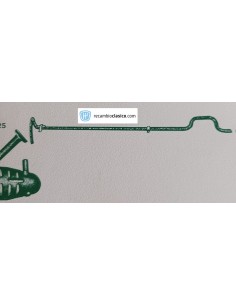 Tubo escape intermedio Renault 7 7700554796