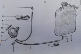 Bomba limpiaparabrisas pié Citroen Dyane