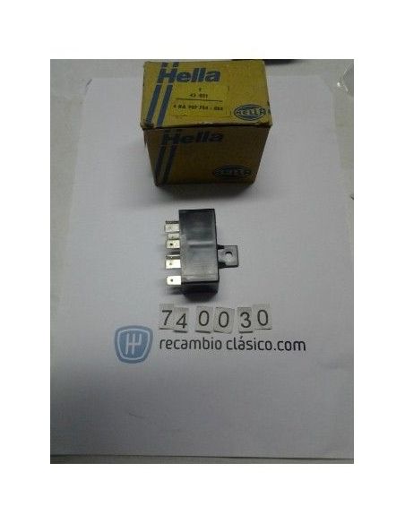 Relé doble 12V 7 polos para instalar bocina, largo alcance y antinieblas