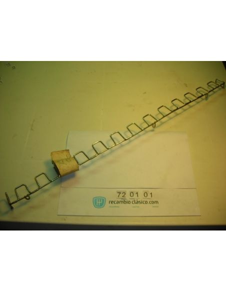 Rejilla cromada para salpicadero Seat 127 CL Rejilla cromada para salpicadero Seat 127 CL