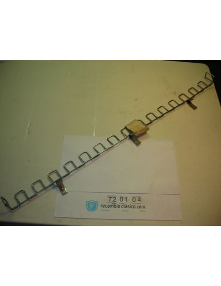 Rejilla cromada para salpicadero Seat 127 CL