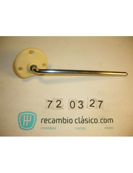 Soporte con base cromada parasol izquierdo Renault R5 Soporte con base cromada parasol izquierdo Renault R5