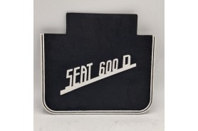 Juego faldillas guardabarros traseras antisalpicadura negras SEAT 600 D