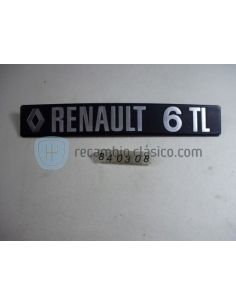 Comprar Anagrama metálico Renault R6 TL original online