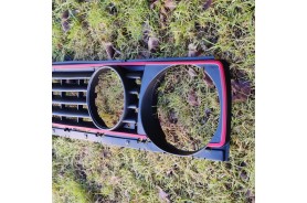 Rejilla calandra faro doble negro ribete rojo Volkswagen Golf MK2 GTI 191853653F 191853653F01C