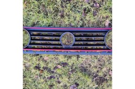 Rejilla calandra faro doble negro ribete rojo Volkswagen Golf MK2 GTI 191853653F 191853653F01C