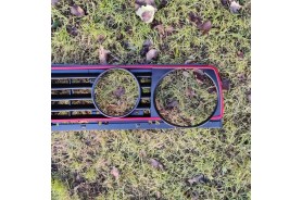 Rejilla calandra faro doble negro ribete rojo Volkswagen Golf MK2 GTI 191853653F 191853653F01C