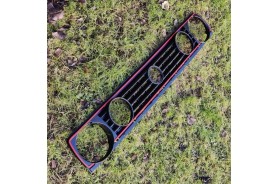 Rejilla calandra faro doble negro ribete rojo Volkswagen Golf MK2 GTI 191853653F 191853653F01C