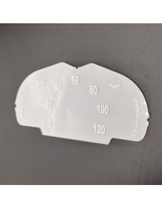 Cristal velocímetro cuentakilómetros dinamo 120 km SEAT 600