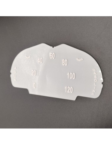 Cristal velocímetro cuentakilómetros dinamo 120 km SEAT 600