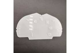 Cristal velocímetro cuentakilómetros dinamo 120 km SEAT 600