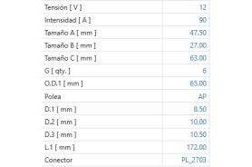 Alternador 12V 90A Renault 19 Fase I Renault 19 Fase II 7700730365