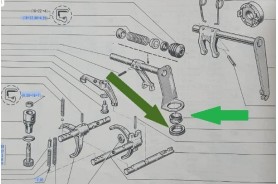 Casquillo palanca selectora del cambio Renault 4 Renault 5 Renault 6 Renault Super 5 7700623055