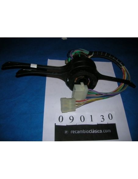 Mando de luces color negro para Seat 132.