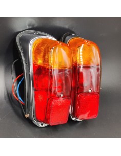 Juego de pilotos traseros cromados SEAT 600 D, SEAT 600 E