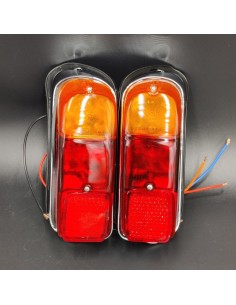 Juego de pilotos traseros cromados SEAT 600 D, SEAT 600 E 2