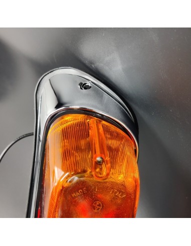 Piloto trasero izquierdo cromado SEAT 600 D, SEAT 600 E