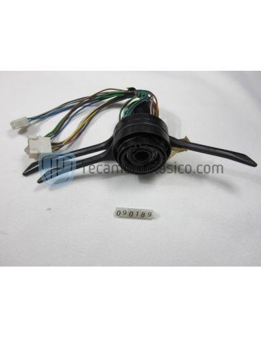 Mando de luces negro Fiat 132 con 3 clemas