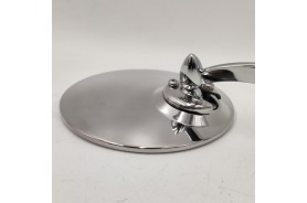 Juego de espejos retrovisores exteriores universales de pinza derecho e izquierdo cromado