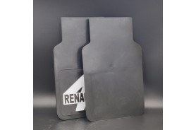 Juego de faldillas guardabarros traseras delanteras antisalpicadura negras Renault 4 L
