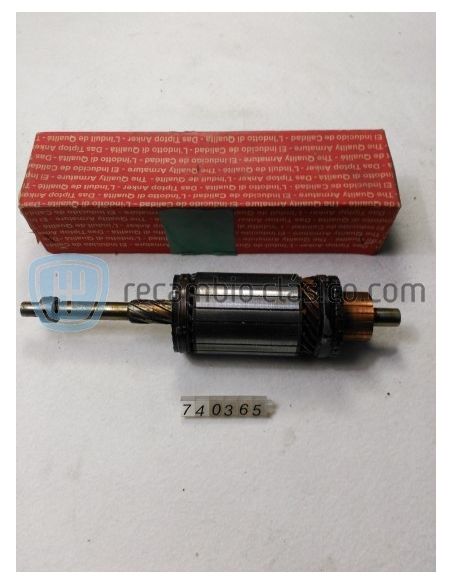 Inducido motor arranque Renault Gordini, Ondine y Dauphine