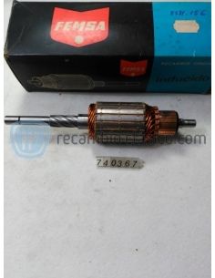 Inducido motor arranque Renault Gordini, Ondine, R4, R8 y R10