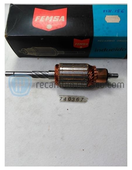Inducido motor arranque Renault Ondine, Renault Gordini, Renault 4, Renault 8, Renault 10
