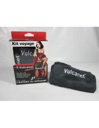 Kit de 6 toallitas de viaje y bayeta de micrifribra Vulcanet