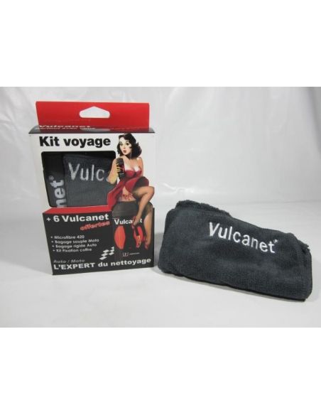 Kit de 6 toallitas de viaje y bayeta de micrifribra Vulcanet