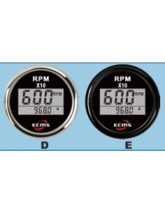 Cuentarevoluciones digital bisel negro