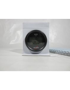 Tacómetro reloj cuentarevoluciones digital bisel negro 2
