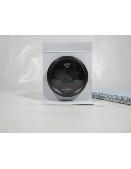 Tacómetro reloj cuentarevoluciones digital bisel negro