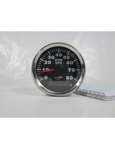 Cuentarrevoluciones electrónico con bisel cromado