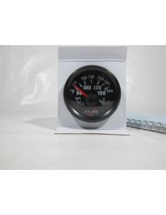 Reloj temperatura aceite con bisel negro ECMS