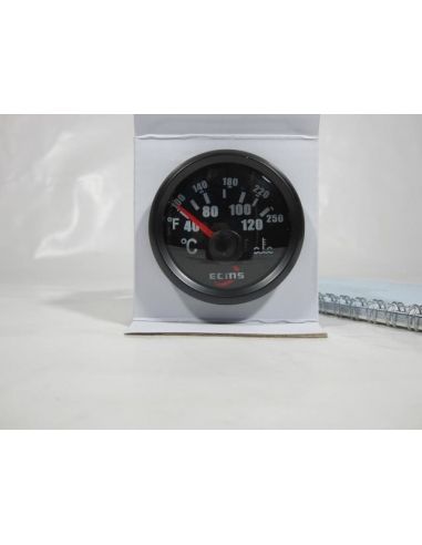 Reloj temperatura agua refrigerante bisel negro EMCS