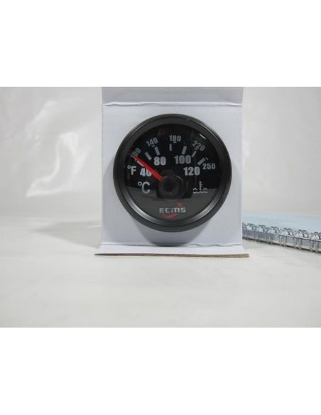 Reloj temperatura agua refrigerante bisel negro EMCS